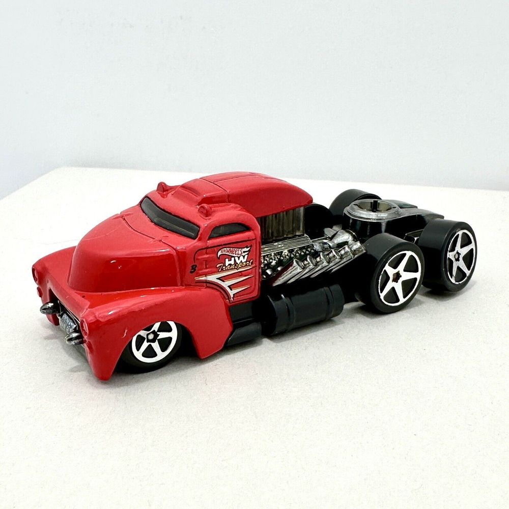Hot Wheels Mattel 2013 Rock n Race Semi Truck Hauler NO TRAILER
